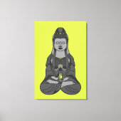Buddhist Avalokiteshvara Kuan Yin Drawing Leinwanddruck (Vorderseite)