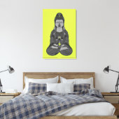 Buddhist Avalokiteshvara Kuan Yin Drawing Leinwanddruck (Insitu (Schlafzimmer))