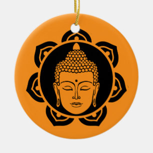 Buddhist Bodhi Day Keramik Ornament