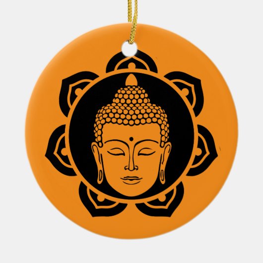 Buddhist Bodhi Day Keramik Ornament (Vorne)