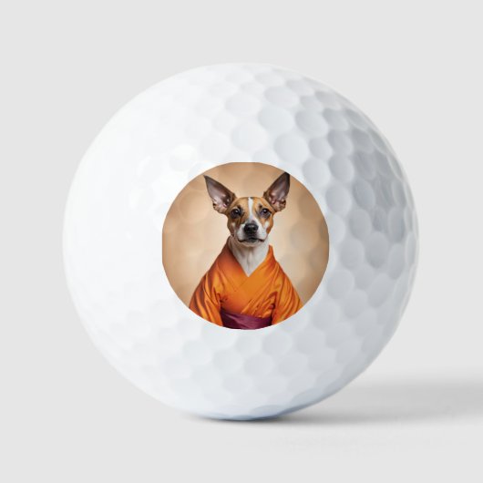 Buddhist Brazilian Terrier Golfball (Vorderseite)