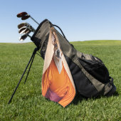 Buddhist Brazilian Terrier Golfhandtuch (Gras)