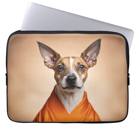 Buddhist Brazilian Terrier Laptopschutzhülle (Vorderseite)