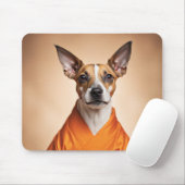 Buddhist Brazilian Terrier Mousepad (Mit Mouse)