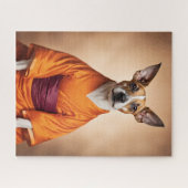 Buddhist Brazilian Terrier Puzzle (Horizontal)