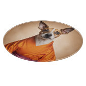 Buddhist Brazilian Terrier Schneidebrett (Ecke)