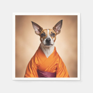 Buddhist Brazilian Terrier Serviette