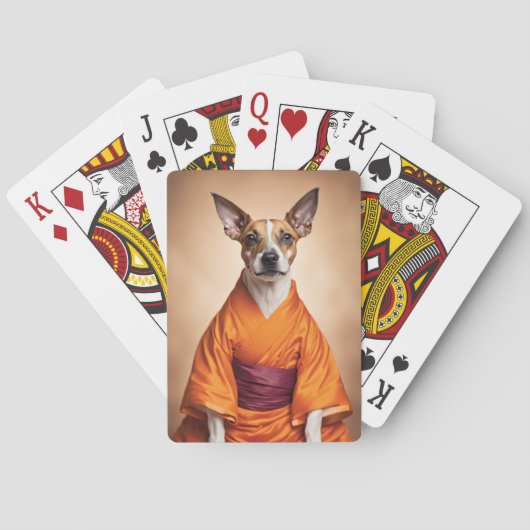 Buddhist Brazilian Terrier Spielkarten (Rückseite)