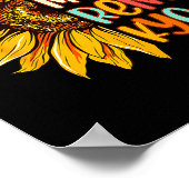 Buddhist Buddhism Sunflower Nam A Myoho Renge Kyo Poster (Ecke)