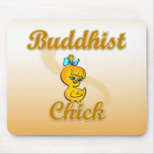 Buddhist Chick Mousepad