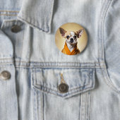 Buddhist Chihuahua Button (Beispiel)