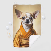 Buddhist Chihuahua Golfhandtuch (Insitu)