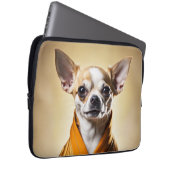 Buddhist Chihuahua Laptopschutzhülle (Vorne Rechts)