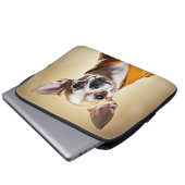 Buddhist Chihuahua Laptopschutzhülle (Vorne Knopf)