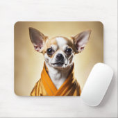 Buddhist Chihuahua Mousepad (Mit Mouse)