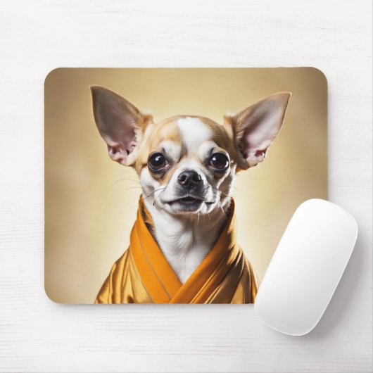 Buddhist Chihuahua Mousepad (Mit Mouse)