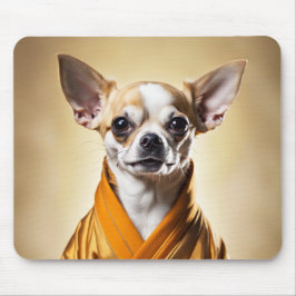 Buddhist Chihuahua Mousepad