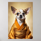 Buddhist Chihuahua Poster (Vorne)