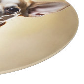 Buddhist Chihuahua Schneidebrett (Ecke)