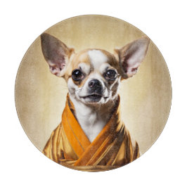 Buddhist Chihuahua Schneidebrett