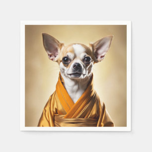 Buddhist Chihuahua Serviette