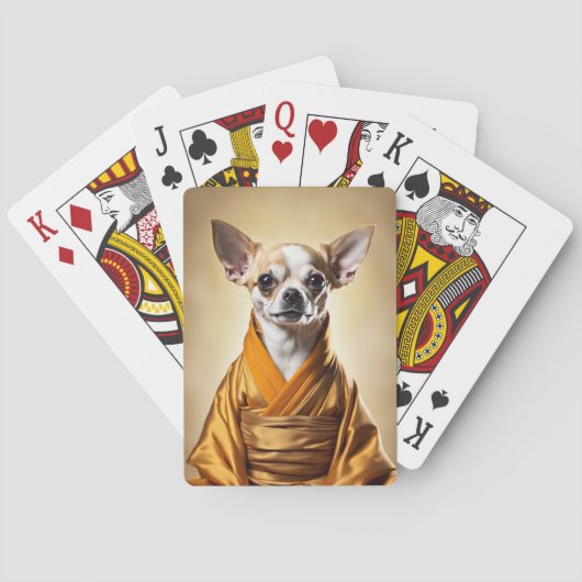 Buddhist Chihuahua Spielkarten (Rückseite)