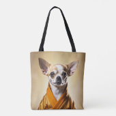 Buddhist Chihuahua Tasche (Rückseite)