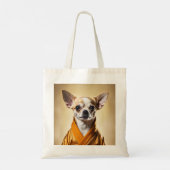 Buddhist Chihuahua Tragetasche (Rückseite)