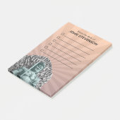 Buddhist Deity Fudo Myo-o Checklist Post-it Klebezettel (angewinkelt)