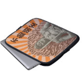 Buddhist Deity Fudo Myo-o japanischer Pop Art Laptopschutzhülle (Vorne Knopf)
