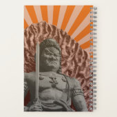 Buddhist Deity Fudo Myo-o Pop Art Notizblock (Rückseite)