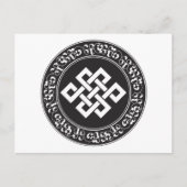 Buddhist Endless Knot Postkarte (Vorderseite)