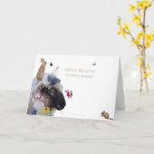 Buddhist/Glücklicher Geburtstag: Karte (Gelbe Blume)