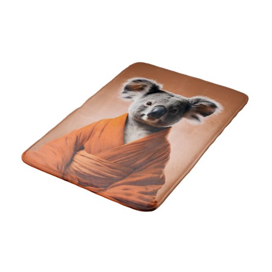 Buddhist Koala Badematte (Schrägansicht)