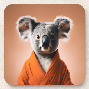 Buddhist Koala Getränkeuntersetzer