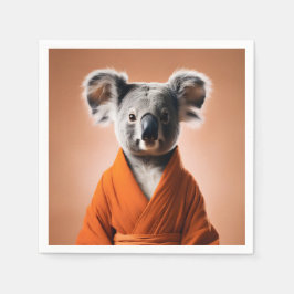 Buddhist Koala Serviette