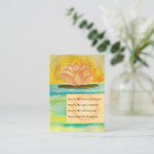 Buddhist Metta Gebet. Begleitkarte (Stehend Vorderseite)