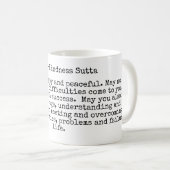 Buddhist Metta Kaffeetasse (VorderseiteRechts)