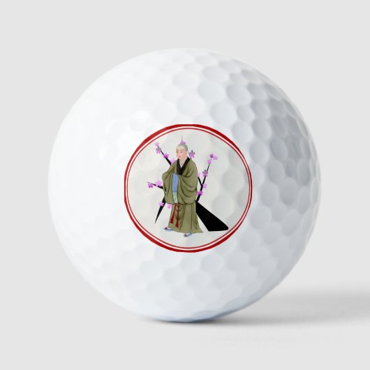 Buddhist Monk Golf Ball (Vorderseite)