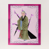 Buddhist Monk Jigsaw Puzzle (Vertikal)