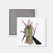 Buddhist Monk Magnet (Vorderseite/Rückseite)