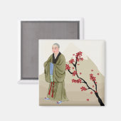 Buddhist Monk Magnet (Vorderseite/Rückseite)