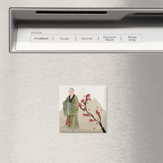 Buddhist Monk Magnet (In Situ (Geschirrspüler))