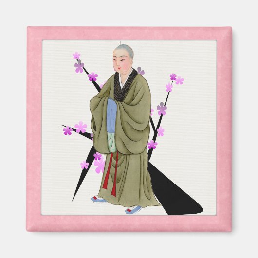 Buddhist Monk Magnet (Vorne)