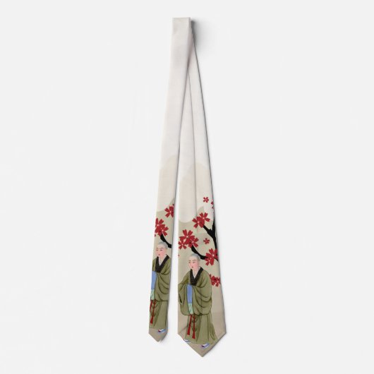 Buddhist Monk Neck Tie Krawatte (Rückseite)
