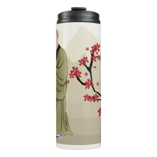Buddhist Monk Thermal Tumbler Thermosbecher (Vorderseite)