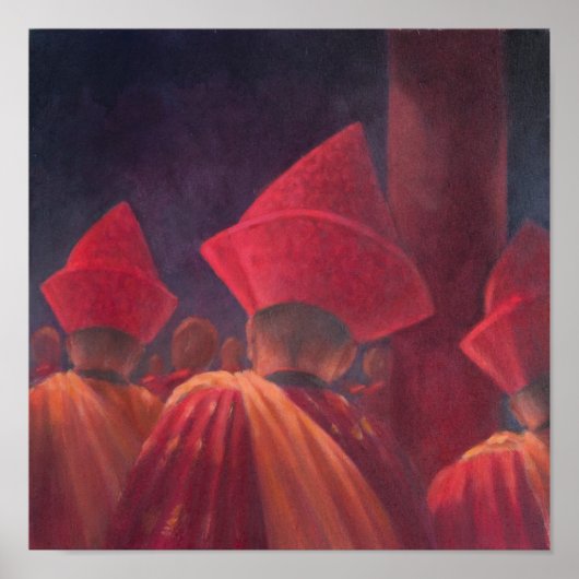 Buddhist Monks Bhutan 2012 Poster (Vorne)