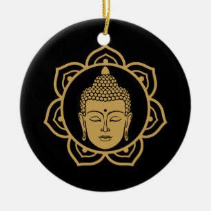 Buddhist Nirvana Day Keramik Ornament
