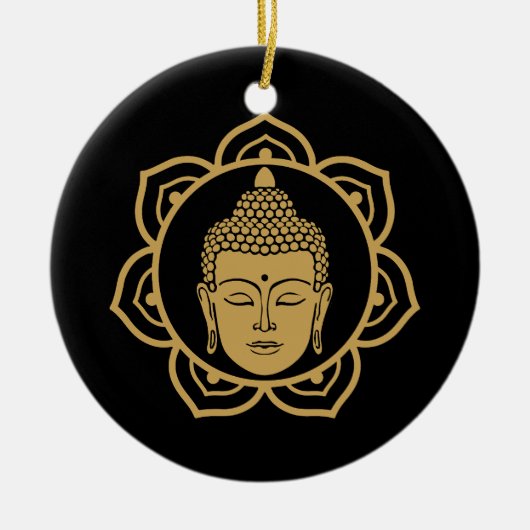 Buddhist Nirvana Day Keramik Ornament (Vorne)