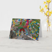 Buddhist Painting on Rocks Karte (Gelbe Blume)